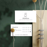 쿠폰으로 활용가능한 애견카페명함 동물병원 수의사명함 애견샵 애견미용실명함 반려견 반려묘명함 : 자루디자인