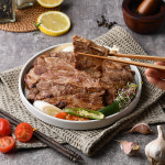 팔공미트 양념 한돈 LA갈비 1kg : 미트팔공