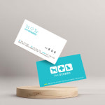 안정감이 느껴지는 애견카페명함 동물병원 수의사명함 애견샵 애견미용실명함 반려동물명함 : 자루디자인