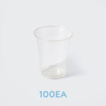무지 390ml 친환경 일회용 투명 컵 100개 테이크아웃 커피 아이스 카페 : 아이엠그리너