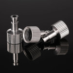 어 공구 부속 전문가용 어브러시 플매트 카펫 러그 퀵 릴리스 분리 커플러 BSP 수 엔드 테일 1/8 인치 3 개 : 엠엔제이03