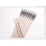 대나무 화살 죽시 80센티 10발 한세트 국궁 양궁 활 리커브 보우 : 대한민국활신