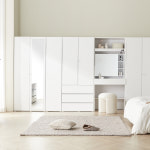 아씨방가구 벤티 심플한 키큰 원룸 수납 싱글 옷장 800 : 아씨방가구