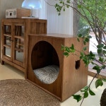 코코하우스M 강아지집 원목 애견집 중형견 소형견 고양이하우스 : 코코제니