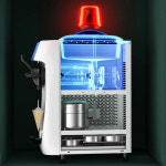 상업용 완전 자동 스톨 데스크탑 소형 콘 스크림 기계 ST16EW/GT22W 14-16L/H 1150W : 세븐와이즈