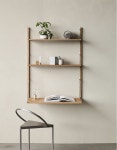 [FRAMA] 프라마 Shelf Library desk section H1148/w800 natural oak  시스템 데스크 벽선반 : DIVINGHOME