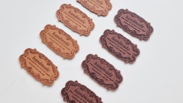 앤틱 가죽라벨 (antique handmade label) : 디어코바늘