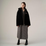 단톤 23FW 우먼즈 울 라이트 파일 후디 재킷 DT-A0386 : 플라이투재팬