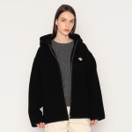 단톤 23FW 우먼즈 울 라이트 파일 후디 재킷 DT-A0386 : 플라이투재팬