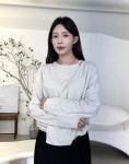 레이어드니트 루즈핏 울 캐시미어 라운드니트티 : 디올레