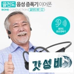 난청 음향 소리 증폭 골전도 음성증폭기 보청기 대용 BE-22 : 태양소리