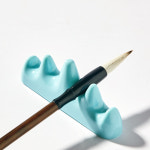 다기능 모조 옥 플라스틱 펜 산 선반 홀더 학생 초급 서예 다섯 손가락 브러시 드래그 장 : 더아이니