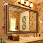 ZHONGXIANG 욕실 거울 유럽 장식 고화질 벽걸이 미국 화장실 : 더아이니