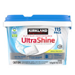 커클랜드 울트라샤인 식기세척기 식세기 전용 식기세척기용 세제 린스 올인원 식기세척 : 코스트코이케아