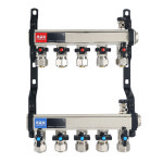 북부 SHUANGBA 가정용 대형 흐름 바닥 난방 물 분배기 전체 구리 밸브 액세서리 세 : 더아이니