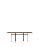 [오도코펜하겐] SNAREGADE DINING TABLE, RECTANGULAR - DARK STAINED OAK/BLACK STEEL : 리케디자인