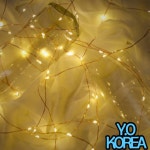 태양광전구 led줄조명 캠핑정원등 미니꼬마등 10M : 유원코리아