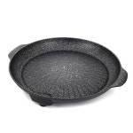 국내산 고기불판 소고기불판 불고기판 원형 마블 알루미늄 39cm : 재스민 상점