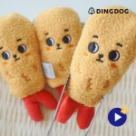 딩독 DINGDOG 꼬마김밥 노즈워크 강아지 바스락 장난감 : 개냥놀이터