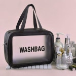 투명 방수 세면도구 가방 목욕탕 수영장 워시백 30x20 : 클린리