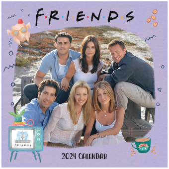 미드 프렌즈 벽걸이 2024년 달력 캘린더 Friends Calendar 2024 오피셜 굿즈 포스터 : 기글베이