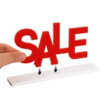 입체 할인 안내판 SALE 세일 간판 스탠드 조립식 : Allmine