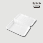PSP 도시락 대 왕만두 600개 일회용 스티로폼 김밥 만두 포장용기 : 국민포장