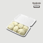 PSP 도시락 대 왕만두 600개 일회용 스티로폼 김밥 만두 포장용기 : 국민포장