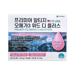 프리미어 알티지 오메가3 위드 디 180캡슐 6개월분 BASF사 rTG오메가 : 드럭큐브