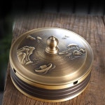 고급 구리 재떨이 럭셔리 장식품 빈티지 트렌디 : 마켓MJ