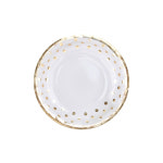 메탈릭골드라인도트접시7인치(6입) : 파티앤데코