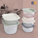 밥 소분 전자렌지용 밥그릇 냉동 국 보관 용기 : 기프트:디자인나라