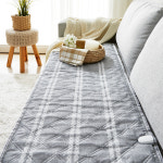 쇼파용 카본 탄소매트 전기방석 2인용 50x90 그레이 쇼파 전기장판 : 한일전기매트 - 아쿠아듀오