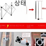 도색 범퍼 건조대 거미 작업대 목공 접이식 정비 보수 알루미늄   작업대 (다리 10개) : 밤부처럼
