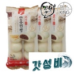 [킹]밀원본가 HACCP 안흥찐빵 10개(500g)x3-수입팥 : 드림소리