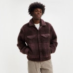 [리바이스]남성용 코지 빈티지 릴렉스핏 셰르파 트러커 재킷/플레이드 허클베리/A3288-0004 : 타이거어퍼컷