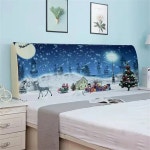 호텔 보드 헤드 등 인클루시브 엘라스틱 크리스마스 선물 쿠션 프레임 보호 올 커버 침대 : Honey shop