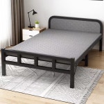 접이식 간이 침대 이동식 1인용 야전 가정용 싱글 성인 점심 시간 임대 소형 철제 기숙사 : 브리즈나인