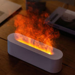 인테리어 불멍 가습기 카페 식당 거실 사무실 슬림 무드등 : otibda