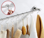 에스자고리 S자 후크 고리 다용도 소품걸이 스테인리스 : 미소털실