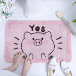 고양이 발매트 침대 미끄럼방지 호랑이 현관 동물 바닥 매트는 물을 흡수하고 만화 귀여운 : 브리즈나인