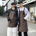 바리스타 빅사이즈 캔버스 앞치마 플로리스트 고급 : 비와이플레이스
