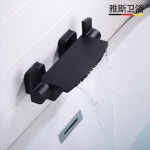 욕실수전 수도꼭지 샤워기헤드 인테리어 욕조 냉온수 세트 전체 구리 실린더 가장자리 폭포 : 다이쑤몰