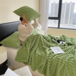 겨울이불 토끼 벨벳 담요 보송보송 양면디자인 : 실크로드C