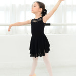 발레치마 더블레이어 발레스커트 (블랙) 유아 아동 초등 주니어용 : UABALLET