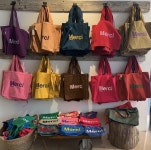 merci 메르시 미니 캔버스 에코백 라지 토트백 프랑스 파리 편집샵 : On wave