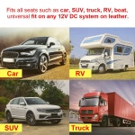 자동차 탄소 섬유 히터 시트 가열 패드 12V 25W 겨울 온열 쿠션 2 개 : 스타더스트312