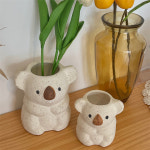 코알라 화분 미니 귀여운 토분 다육이 미니화분 s사이즈 크림 : 소프레데코