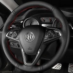 DIY 블랙 인조 가죽 스티어링 휠 커버 뷰익 엔비전 2014--- 내마모성 : 스타더스트312