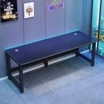 1인 컴퓨터 책상 2인 1800 미디 데스크 탑 더블 홈 심플한 인터넷 카페 테이블과 의 : 브리즈나인